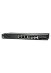 Resim Sonıcwall 24port 410w Full Poe 02-ssc-8377 Gıgabıt 4xsfp+ Yönetilebilir Switch Rackmount 