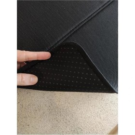 Resim Kurutma Matı, Bulaşık Kurutma Örtüsü, Kaymaz Taban Emici Bulaşıklık, Katlanır Bulaşık Matı (49X40CM) Siyah 