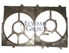 Resim Mitsubishi Outlander 2004 2007 Radyatör Ve Kima Fan Davlumbazı Boş Gövde (Çiftli) MR968066 
