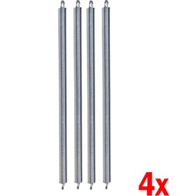 Resim Bundeba 4 Adet Bebek Hoppala Zıp Zıp Yayı Çelik Yay Askı Kapı Yayı 25 Cm. 