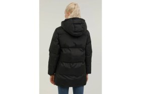 Resim Kinetix W-Bella Coat 2pr Siyah Kadın Uzun Kaban 