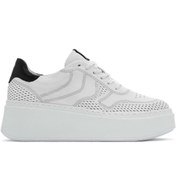 Resim Derimod Kadın Beyaz Bağcıklı Kalın Tabanlı Deri Sneaker 25SFD371418 