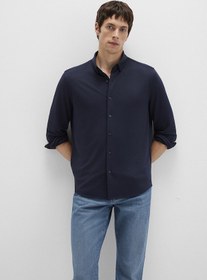 Resim Mavi - Lacivert Gömlek 0211908-70488 Lacivert 
