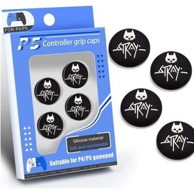 Resim Kedi X Desenli Xbox Ps4 - Ps5 - Xbox S - Xbox X Uyumlu Analog Koruyucu Stray 