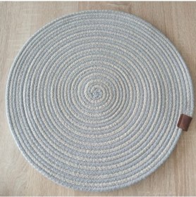 Resim Decohandy 39cm 2 Renk Jüt Örme Supla Amerikan Servis Çok Renkli 