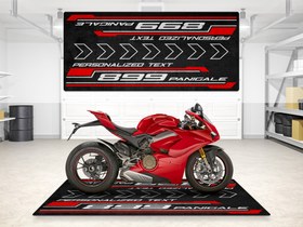 Resim 899 PANIGALE İçin Tasarlanmış Motosiklet Matı - MM7171 - Kişiye Özel / 260cm x 120cm 