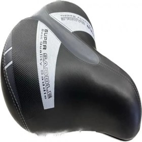 Resim Tex Geniş ve Yaylı Nefes Alabilen Suni Deri Tüm Bisiklet ve Scooterlara Uygun Konforlu Bisiklet Selesi 