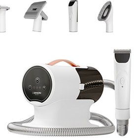 Resim Xenon Smart Kedi Köpek Tüy Bakım Seti 5'i 1 Arada Evcil Hayvan Tıraş Makinesi Filtreli Tüy Toplayıcı X6301 