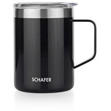 Resim Schafer Iron Man 350 ML Siyah Kupa Termos 1S3204-17004-SIY01 