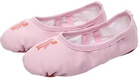 Resim 1 Çift Bale Ayakkabıları Çocuklar Için Bale Dans Ayakkabıları Bale Terlik Tabanı Bale Ayakkabısı Çocuk Dans Ayakkabıları 