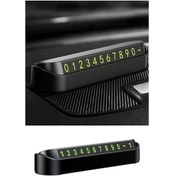 Resim Wuvera Tüm Araçlara Uyumlu Araç Numaratör Araba Telefon Numaralık Parkmatik 