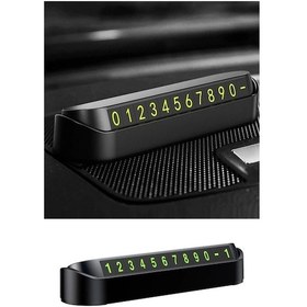 Resim Wuvera Tüm Araçlara Uyumlu Araç Numaratör Araba Telefon Numaralık Parkmatik 