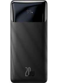 Resim Baseus Bipow Overseas Edition Dijital Ekranlı 20 W 30000 mAh Powerbank Siyah 