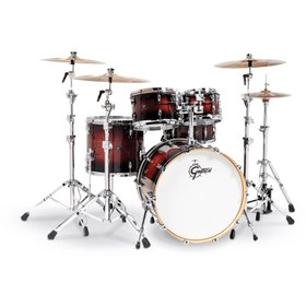 Resim Gretsch Renown 5 Parça Akustik Davul (Cherry Burst) 