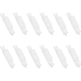 Resim Quartz Realm 12PCS 8120AL 8120AF Ön Cam Döşeme Şeridi Sabit Kelepçe Klipsleri Peugeot Ön Cam Trim Şeridi Derleme (Yurt Dışından) 