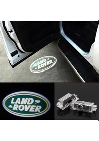 Resim Autogp Lr Range Rover Vogue Kapı Altı Işık Lazer Led Logo Hoşgeldin Aydınlatması 1 Çift/kutu 