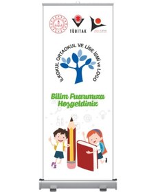 Resim Bilim Fuarı Roll Up Banner-8 Tek Ebat 