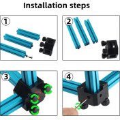 Resim Faith 1515 Profili Için Dik Açılı Cetvel Kurulum Yardımcısı (Yurt Dışından) 