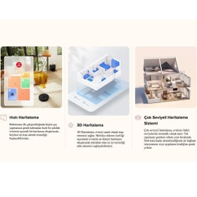 Resim Roborock Çöp Istasyonlu Çift Rulo Fırça Hassas Haritalama Akıllı Yön Bulma 5500PA Robot Süpürge + Yedek Temizlik Seti , Lambader Hediye 