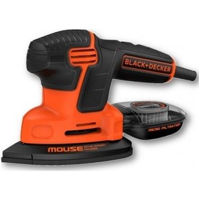Resim Black+Decker KA2000-QS 120 W Mouse Çok Amaçlı Zımpara 3x Mesh Zımpara 