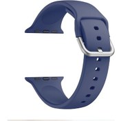 Resim Sones Tek Renkli Silikon Toka Askı Saat Kordonu iOS Uyumlu Watch Ultra 49mm-watch Ultra 2 49mm / Se / Se Akıllı Saat Aks. 47583512 