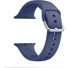 Resim Sones Tek Renkli Silikon Toka Askı Saat Kordonu iOS Uyumlu Watch Ultra 49mm-watch Ultra 2 49mm / Se / Se Akıllı Saat Aks. 47583512 