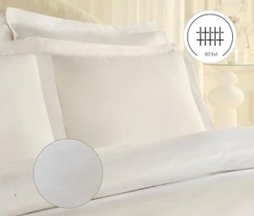 Resim White Collection 80 Tel%100 Pamuk Percale Battal Boy Nevresim Takımı Beyaz 