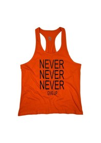 Resim Bluu Nevernever2 Fitness Gym Tank Top Sporcu Atleti (532942053) Turuncu 