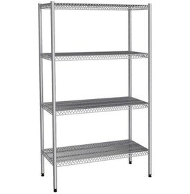 Resim Tel Raf-4 Katlı-Inox 201-152X46X180 Cm 