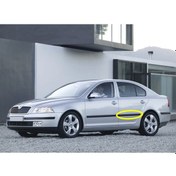 Resim Skoda Octavia 2 A5 2005-08 Sol Arka Kapı Koruma Çıtası 1Z0853753C 
