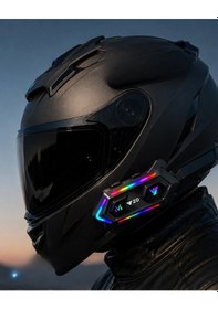 Resim 6. Bluetooth 5.3 Kask İçi Intercom Kulaklık Ipx6 Suya Dayanıklı Tasarım 