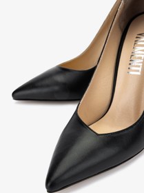 Resim Valmenti Kadın Hakiki Deri Siyah Stiletto VLM4624 