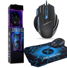 Resim Polygold Oyuncu Işıklı Mouse + Mouse Pad Seti Pg-903 