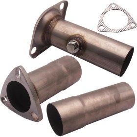 Resim Sharplace Ls Gsr 3x 2.5 "ayarlanabilir Kedi Egzoz Borusu Dönüştürücü Seti (Yurt Dışından) 