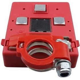 Resim Wondernest Cp-4194 Araba 32v 400a Pozitif Akü Terminali Kapaklı Hızlı Açılan Sigortalı Dağıtım Kırmızı Kırmızı 
