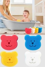 Resim 1 Adet Lüx Bebek Banyo Süngeri Ve Çocuk Banyo Lifi Ve Süngeri, Bebek Yıkama Süngeri 