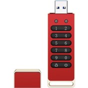 Resim Moveevo 32gb Aes256 Donanım Şifreli Usb 3.0 Flash Bellek - Hızlı Transfer - Kırmızı - Abs+alüminyum - Windows/linux Uyumlu 