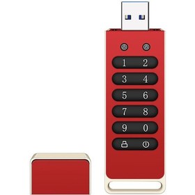 Resim Moveevo 32gb Aes256 Donanım Şifreli Usb 3.0 Flash Bellek - Hızlı Transfer - Kırmızı - Abs+alüminyum - Windows/linux Uyumlu 