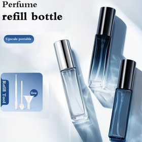 Resim 10Ml Yüksek Son Portable Parfüm Şişesi İnce Püskürtme Cam Boş Şişe Seyahat Eseri Püskürtme Şişesi İnce ve Kompakt 