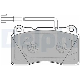 Resim Delphı Lp2221 On Fren Balatasi 77365490 