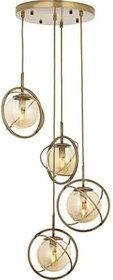 Resim Avonni AV-60291-4ET Eskitme Kaplama Modern Avize E14 Metal Cam 35cm 