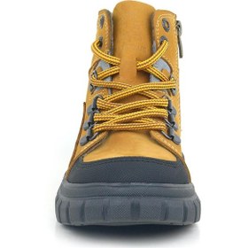 Resim Rakerplus Hakiki Deri Sarı Fermuarlı Erkek Çocuk Bot Sarı 