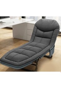 Resim Powermaster Sunup Sn-24922 Taşınabilir Ayarlanabilir 5 Kademe Sünger Kamp Yatak Şezlong Koyu Gri Diğer 
