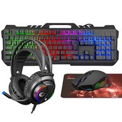 Resim Rampage Fitment Gaming Set (Klavye Mouse Kulaklık Mousepad) Rampage