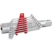 Resim İzeltaş İZELTAŞ 0430 00 2108 Yıldız İki Ağız Anahtar 8 Parça 