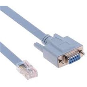 Resim Rs232 To Rj45 Kablosu 9 Pin Com Ethernet Kablo 