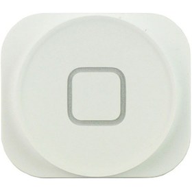 Resim iPhone 5 Home Tuş Orta Tuş Tek Buton - Beyaz 