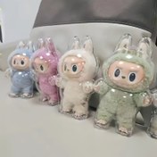 Resim 5 adet Labubu Monster Serisi için Akrilik Gösterim Kutusu - Koleksiyon Figürleri ve Ev Dekoru Aksesuarları için Uygun, Şeffaf Toz Geçirmez Kapak (Dollarda Dahil Değildir), Plastik Depolama Kutusu. 