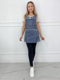 Resim Elizstyle Satış Elemanı İçin Fermuarlı İş Bornozu Bornozun Çeşidi Ve Özellikle Olduğu Kıta Dahil Değil. 173478441 Gri 