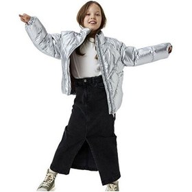 Resim Name It Name İt Kids Nkfmisty Puffer Çocuk Günlük Mont 13233969-sılver Gri Gri 